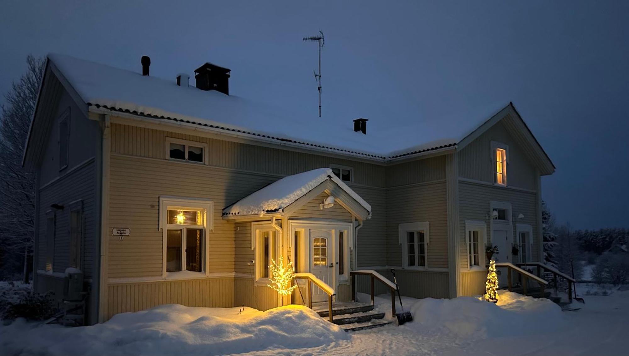 Liepeen Pappila Pudasjarvi Exteriör bild
